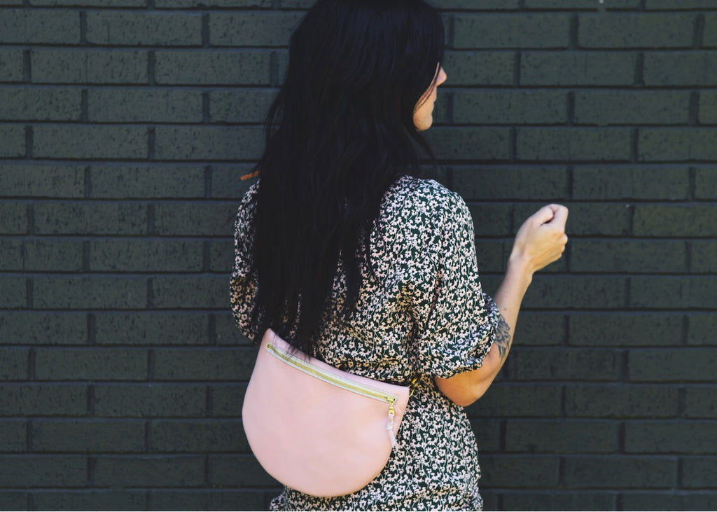 the sling, dusty blush