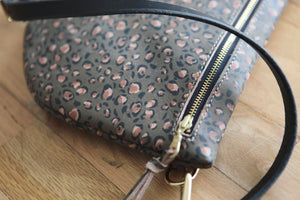 the sling, olive leopard print