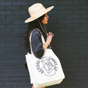 the branded canvas tote